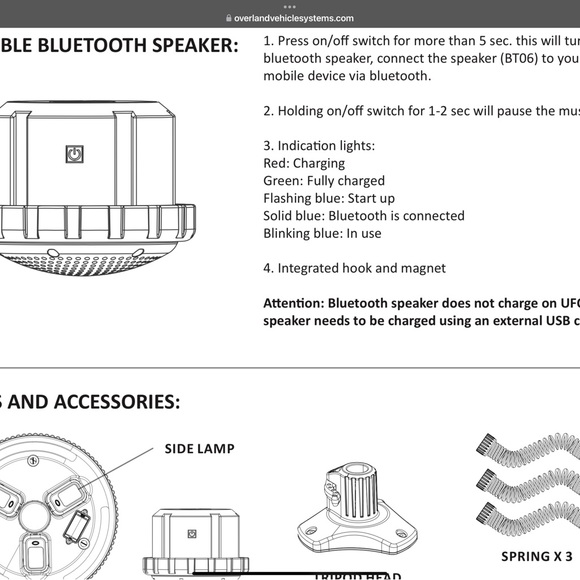 Overland Solar LED Light with Handle - Picture 8 of 16